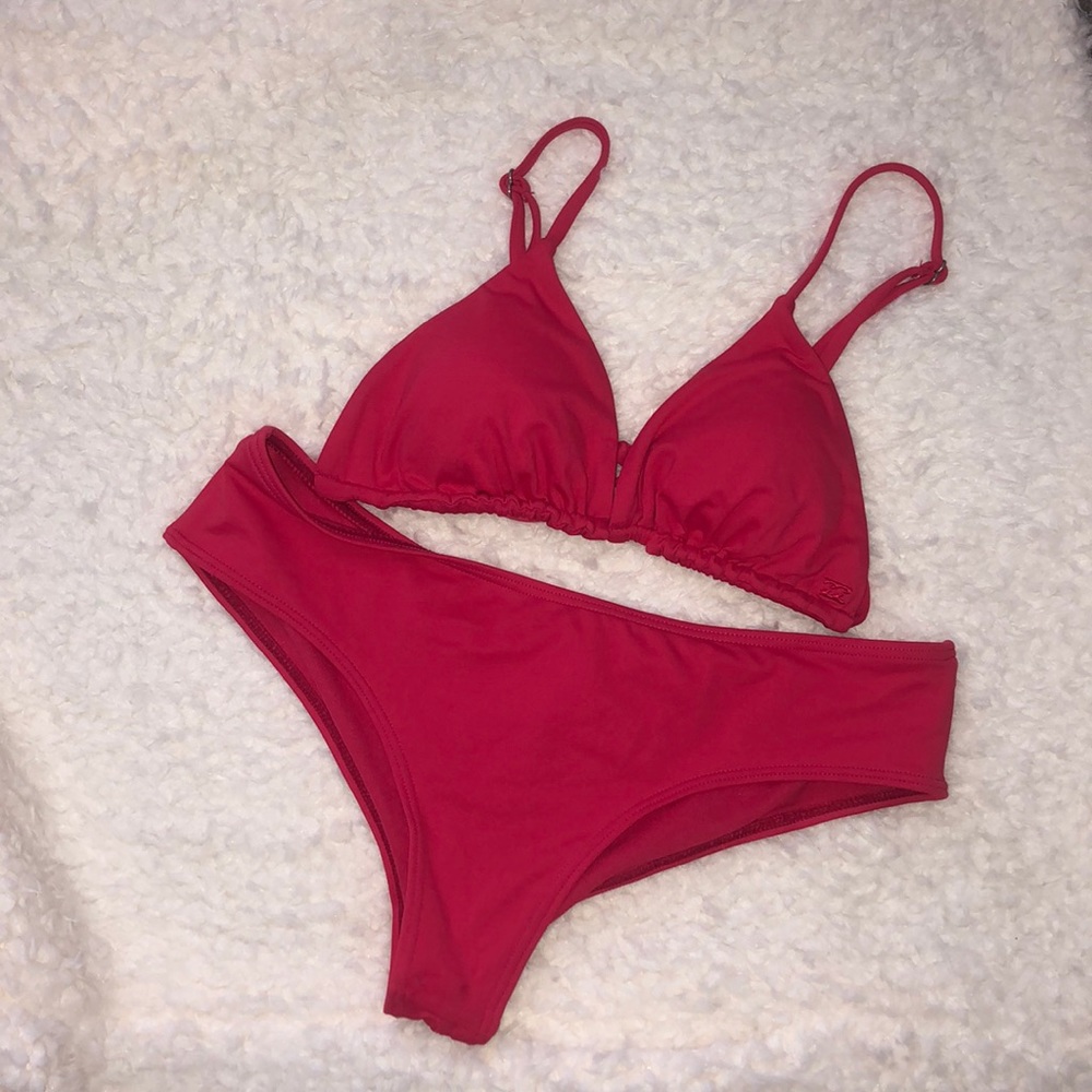 Deep Pink Billabong bathing suit